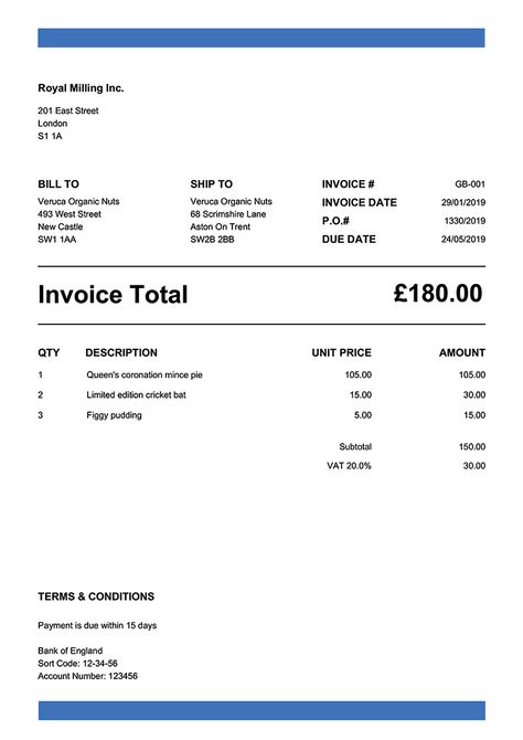 Invoice Template Uk Band Blue Fake Receipt, Free Receipt Template, Invoice Example, Invoice Template Word, Estimate Template, Printable Invoice, Create Invoice, Receipt Template, Card Templates Free