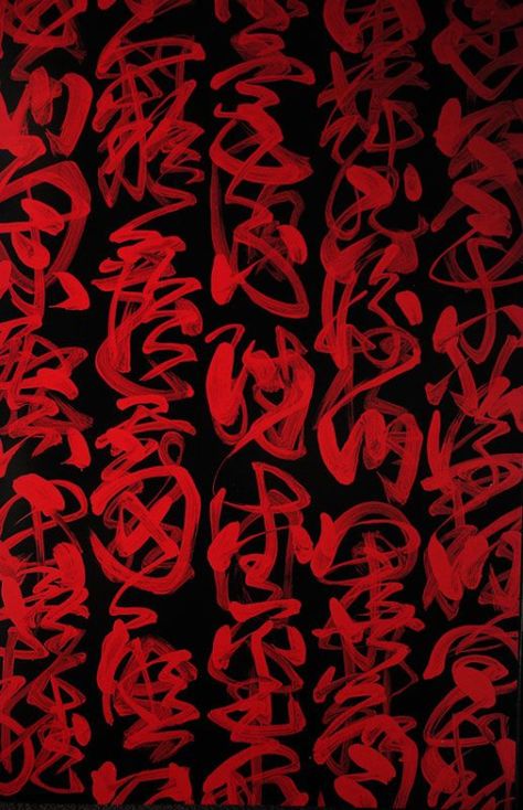 nobrashfestivity: “ Fabienne Verdier ” Asemic Writing, Red Aesthetic Grunge, Illustration Manga, Red Web, Contemporary Artist, Red Wallpaper, Red Aesthetic, Calligraphy Art, Contemporary Paintings