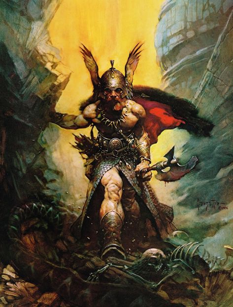 Frazetta Art, Art Genres, Dark Kingdom, Robert E Howard, Detailed Art, Boris Vallejo, Heroic Fantasy, Fantasy Posters, Frank Frazetta