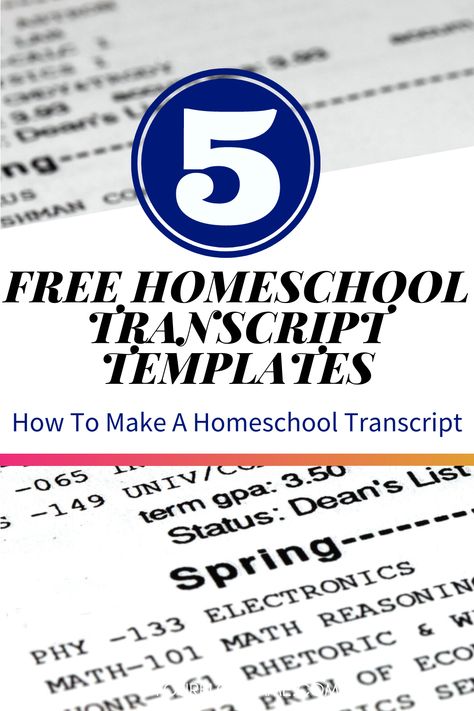 Homeschooling Printables, Online Homeschool Curriculum, Homeschool Transcripts, Homeschool High School Curriculum, High School Credits, High School Transcript, Homeschool Middle School, Free Homeschool Curriculum, High School Curriculum