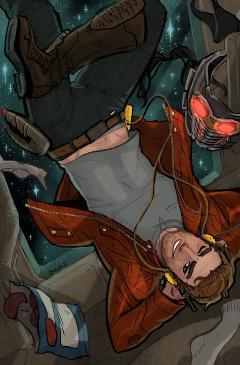 Peter Quill by Babs Tarr Marvel Secret Wars, Comic Collage, Peter Quill, Marvel Fan Art, The Guardians, Star Lord, Marvel Fan, Comic Book Characters, Marvel Dc Comics