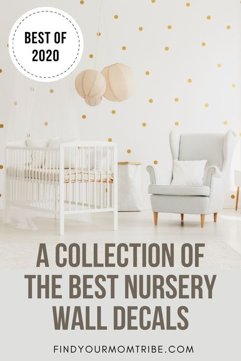 A collection of inspiring nursery wall decals that will turn your nursery room into a soothing oasis and make your little one smile! #best #nursery #wall #decals #sticker #decor #baby #kids #room #decoration #style #beautiful #boy #girl #ideas #themes #accessories  #bedroom #design #motherhood #mom #tips #tricks #decorating #findyourmomtribe Animal Wall Decals, Mom Tips, Nursery Wall Decals, Tips Tricks, Nursery Walls, Nursery Wall, Room Decoration, Boy Girl, Kids Bedroom