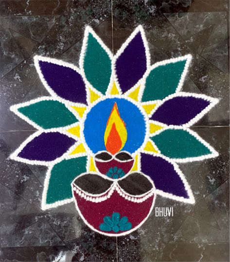 Mandala Art Navaratri Rangoli, Rangoli Mandala, Colorful Rangoli, Colorful Rangoli Designs, Rangoli Designs, Mandala Art, Gaming Logos, ? Logo, Quick Saves