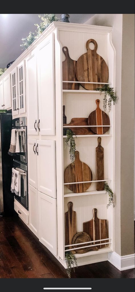 canibet end cap shelving Flat Shelves On Wall, Kitchen Storage Cubes, Dark And Moody Small Space, How To Add Antiques To Your Home, Side Of Refrigerator Ideas Kitchen, Lullabelle Farmhouse, Industrial Kitchen Decor Ideas, Side Of Kitchen Cabinet Ideas, End Of Kitchen Cabinet Ideas