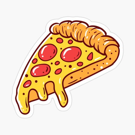 Stickers Argentina, Stickers Bonitos, Pizza Sticker, Pizza Bites, Tshirt Ideas, Pizza Slice, Punch Needle, My Art, Awesome Products