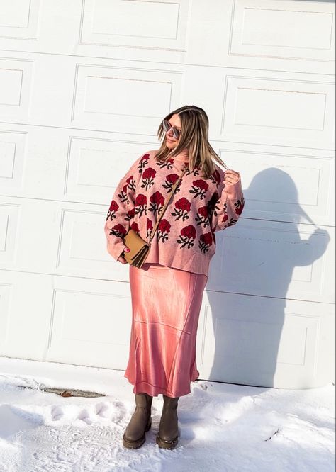 Printed Sweater M | Satin Skirt M | Chelsea Boots 7 Follow my shop @mffashionstyle on the @shop.LTK app to shop this post and get my exclusive app-only content! #liketkit #LTKFind #LTKunder100 #LTKSale @shop.ltk Fair Isle Sweater, Satin Skirt, Printed Sweater, Fair Isle, Chelsea Boots, Winter Outfits, Chelsea, I Shop, Satin