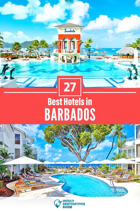 27 Best Hotels in Barbados — The Top-Rated Hotels to Stay At! Barbados Resorts, Wave Hotel, Dover Beach, Barbados Vacation, Treasure Beach, Hotel Plan, Family Destinations, Caribbean Travel, Best Resorts