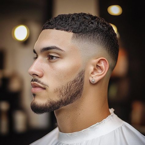 40 Glamorous Skin Fade / Bald Fade Haircuts - Hair Guru Buzzcut High Fade, Short Mens Haircut With Beard, Low Fade With Beard, High Drop Fade, Haircut For Balding Men On Top, Bald Fade Haircut Men, Fade Mens Haircut, High Bald Fade, Skin Fade Haircut Men