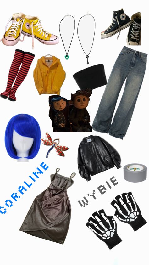 Wybie Costume Girl, Coraline Halloween Costume, Coraline And Wybie, Coraline, Halloween Outfits, Halloween Costumes, Girl Outfits, Outfit Inspirations, Halloween