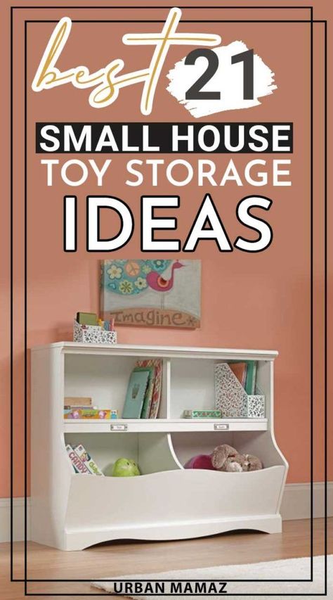 Toy Storage For Living Room Small Spaces, Toy Storage Ideas For Small Spaces, House Toy Storage, Tiny Living Organization, Toy Storage Ideas For Living Room, Toy Storage For Living Room, Toy Room Storage, Creative Toy Storage, Too Many Toys