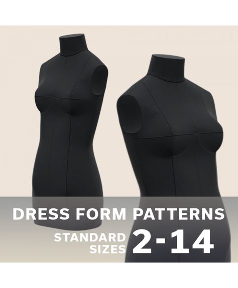 Dress Form Pattern, Sewing Photo, Diy Dress Form, Sewing Mannequin, Custom Dress Form, Adjustable Dress Form, Extra Dress, Adjustable Dress, Plus Size Patterns