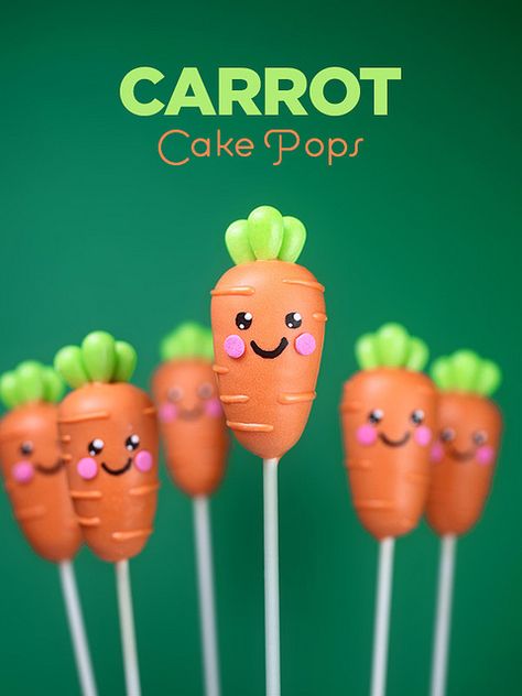 Carrot Cake Pops | Flickr - Photo Sharing! Easter Cake Pops Ideas, Carrot Party, Carrot Cake Pops, Shaped Cake Pops, Easter Creative, Easter Cake Pops, Pop Cakes, Cake Ball, Baking Crafts