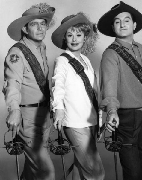 I Love Lucy Show, Danny Thomas, The Andy Griffith Show, White Tv, Three Musketeers, Andy Griffith, The Three Musketeers, Lucille Ball, Love Lucy