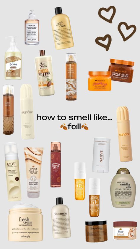 #smelllike #smelllikevanilla #smell #scent #fall # fallgirl #fallaesthetic Vanilla Self Care, Hygiene Must Haves, Scent Combos, Aesthetic Self Care, Sephora Skin Care, Vanilla Perfume, Perfect Skin Care Routine, Smelling Good, Body Workout Plan