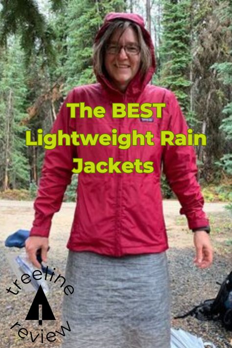 A hiker stands in a drizzle outside wearing a pink rain jacket. Best Rain Jacket, Patagonia Torrentshell, Packable Rain Jacket, Hiking Backpacking, Outdoor Research, Backpacking Gear, Rain Gear, Raincoats For Women, Waterproof Jacket