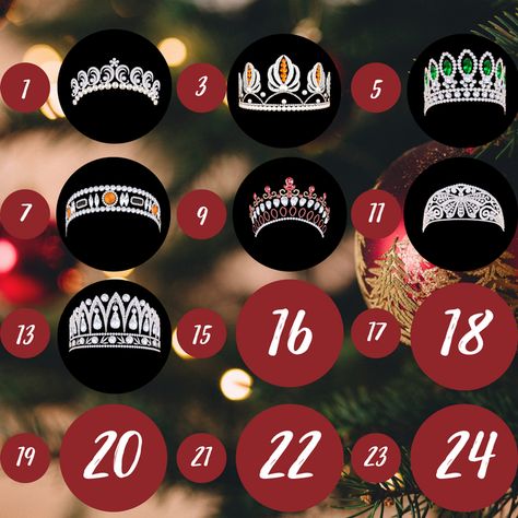 Advent Calendar- Empress Josephine Tiara | Glitterberry Sims on Patreon Sims 4 Toddler Clothes, Chic Black Outfits, Empress Josephine, Days Before Christmas, Christmas Calendar, Sims 4 Toddler, Emerald Gem, Diamond Tiara, Sims 4 Collections