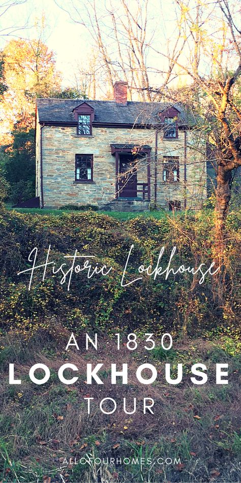 We stayed in historic Lockhouse 10 on the C&O Canal! We share a video tour of the 1830s Lockhouse and our tips on vacationing here. #c&ocanal #lockhouse #lockhouse10 #historichome Hygge Cabin, Scandinavian Farmhouse Style, Historical House, Old Cabins, Scandinavian Farmhouse, Cabin Trip, Victorian Farmhouse, Old Cottage, Hygge Home