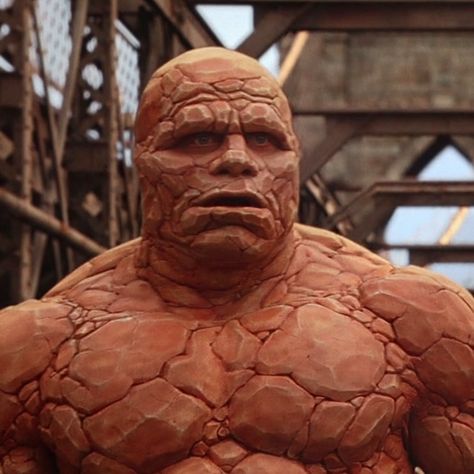 Fantastic Four 2005, Ben Grimm, Michael Chiklis, Marvel Family, Fantastic 4, Marvel Icons, Rock Face, Animal Head, Y2k Vibes