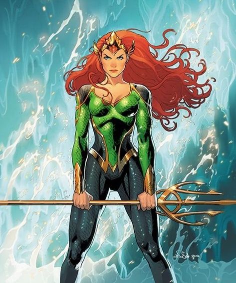 Queen Of Atlantis, Mera Dc Comics, Nicola Scott, Mera Dc, Art Dc Comics, Robert E Howard, Dc Comics Series, Dc Comics Girls, Univers Dc