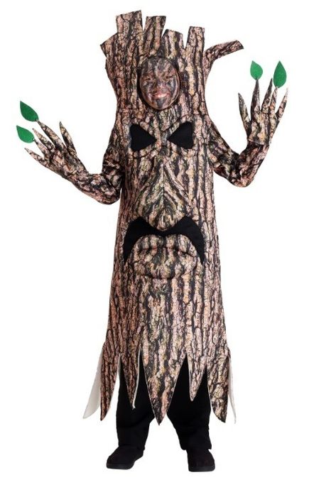 Kids Terrifying Tree Costume Tree Costume For Kids, Storybook Costumes, Christmas Tree Costume, Halloween Christmas Tree, Haunted Woods, Haunted Tree, Tree Costume, Traditional Halloween, Costumes College