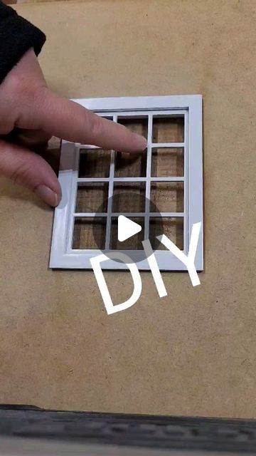 Harv & Evy Mini on Instagram: "DIY window. This is the window for my next project. But what if you want the window color to be different than the wall color, or if you want to change the wall color later. Painting or masking windows is tiring. That's why I tried to find an easy system for this problem. you just have to put it together. and there is also space for the outside wall. hope you like it 😁 #miniatureart #miniatureworld #Miniaturedollhouse #miniaturen #miniature #miniatures #miniaturist #tinythings #12thscale #dollhouse #minithings #dollhouseminiatures #dailymini #dollhousefurniture #tiny #handmade #minis" Dolls House Windows Diy, Doll House Windows Diy, Diy Dollhouse Roof, Dollhouse Windows Diy, Easy Miniature Crafts, Miniature Houses Diy How To Make, Fake Window Diy, Doll House Windows, Miniature Houses Diy