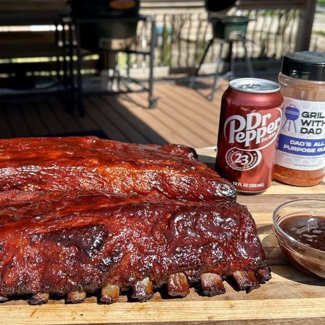 Dr Pepper Ribs Smoker, Dr Pepper Ribs, Pepper Bbq Sauce, Dr Pepper Bbq Sauce, Babyback Ribs, The Best Ribs, Best Ribs, Glazed Ribs, Brunch Bake