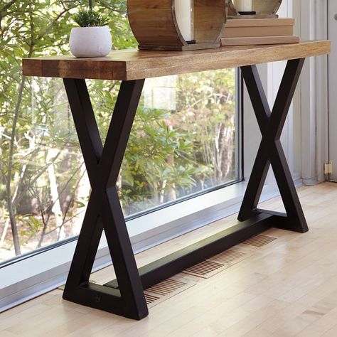 Wesling Console Table Farmhouse Sofa Table, Meja Sofa, Furnitur Ruang Keluarga, Ashley Homestore, Ashley Furniture Homestore, Hall Table, Wood Console Table, Entry Table, Wood Console