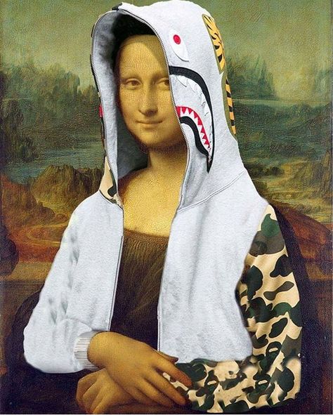 Bape X Monalisa Streetwear Wallpaper, Bape Shark, Hypebeast Wallpaper, Supreme Wallpaper, Lil Pump, Hip Hop Art, Streetwear Shop, Dope Art, A Bathing Ape