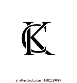 letter logo vector black white ck K C, Kc Logo, S Letters, Ck Logo, Abstract Logo, Logo Pattern, Jersey Design, Monogram Logo, Letter Logo