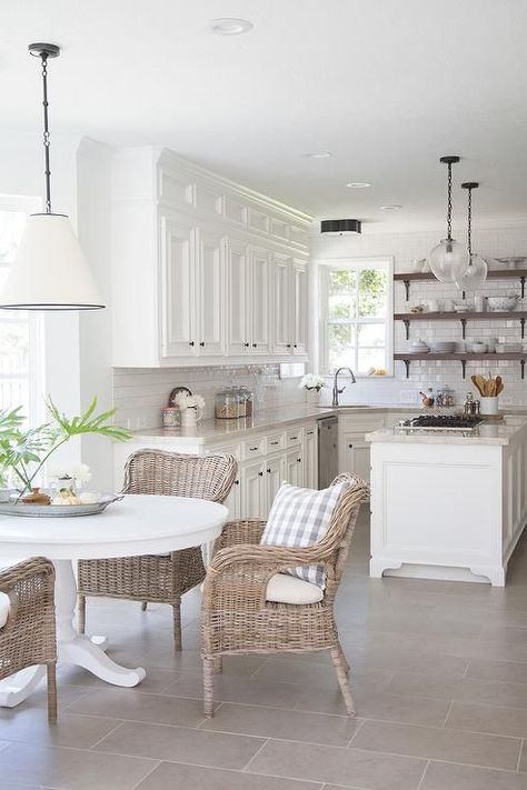 Farmhouse Kitchen Roundup Farmhouse Kitchen Inspiration, Marie Flanigan, Kitchen Ikea, Beach Street, Pause Button, Farmhouse Kitchen Remodel, Herringbone Backsplash, Hearth Room, Kitchen Cabinets Makeover