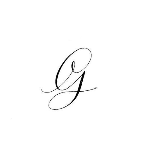 J And G Tattoo, Letra G Aesthetic, G Signature Ideas, G Initial Tattoo, G Tattoo Letter Design, G Letter Tattoo, Cursive G, Letter G Tattoo, Designer Tattoo Ideas