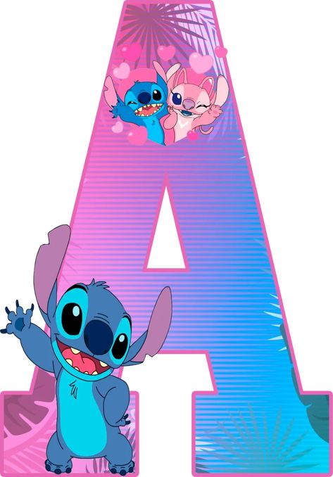 Abecedario de Ángel y Stitch para Descargar Ahora! Gratis Stitch Y Angel, Angel Stitch Party Theme, Stitch Letters, Angel And Stitch Invitations, Lilo And Stitch Name Tags, Lilo And Stitch Font, Lilo And Stitch Alphabet Letters, Lilo Y Stitch, Stitch And Angel