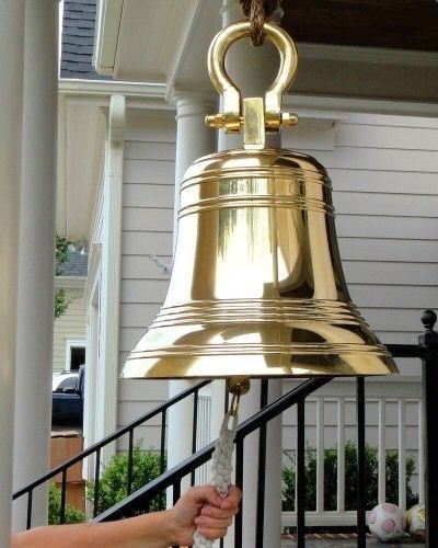 Shadow Activities, Pirate Boats, Wood Carving Furniture, Barn Shop, Ring My Bell, Family Cabin, Brass Patina, Hanging Bell, Brass Bell