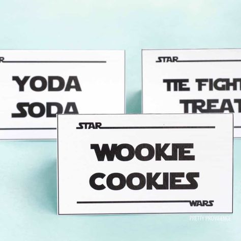 May The 4th Party, Star Wars Food Ideas, Star Wars Party Printables, Star Wars Printables Free, Star Wars Themed Party, Star Wars Party Ideas, Star Wars Wookie, Star Wars Party Food, Star Wars Activities