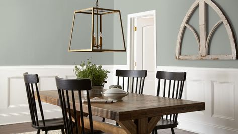 AMERICANA EGG is one of 150 colors from Magnolia Home Paint. Find the shade that brings imagination to your life. Magnolia Home Paint, Magnolia Paint Colors, Joanna Gaines Paint, Magnolia Homes Paint, Magnolia Green, Magnolia Paint, Home Paint, Coffee Nook, Flowers In Jars