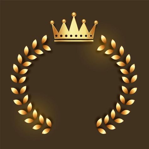 Golden crown emblem with wreath frame | Free Vector #Freepik #freevector #frame #gold #ornament #crown Craft Beer Shop, New Instagram Logo, Horse Logo Design, Red Background Images, Beer Shop, Hair Logo, Gold Ornament, Wine Craft, Wreath Frame