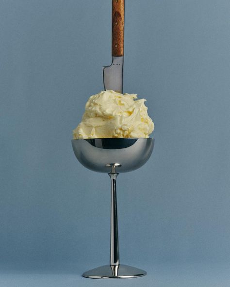 A mash up of butter talent. With @caseyzhang on lens @mayabookbinder on food styling and me on props | Instagram Surreal Food Photography, Butter Still Life, Butter Shapes, Product Art Direction, Butter Branding, Butter Photography, Butter Aesthetic, Still Life Food Photography, Product Still Life