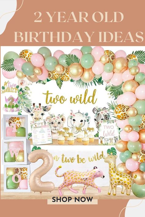 Jungle Theme 2nd Birthday Party, 2 Wild Birthday Party Girl, Girls 2nd Birthday Themes, Born Two Be Wild Birthday Girl, 2nd Birthday Decorations For Girl, 2nd Birthday Party Themes Girl, Girl 2nd Birthday Party Ideas, 2nd Birthday Party For Girl Theme, Two Wild Birthday Decorations