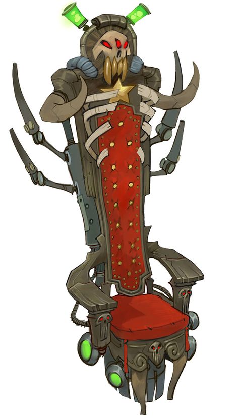 Captain's Chair - Characters & Art - WildStar Fantasy Chair Concept Art, Wildstar Concept Art, Chair Concept Art, Throne Concept Art, Cory Loftis, Chair Concept, Adventure Time Style, Wild Star, Chair Art