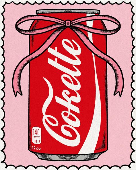 Coquette + Coke= Cokette 🎀🥤 (debated coke-uette but it felt too long) 324/365 | Instagram Small Wall Collage, Coca Cola Aesthetic, Macbook Collage, Burger Drawing, Coca Cola Products, Disco Wallpaper, Junk Journal Stickers, Preppy Prints, Binder Cover Templates