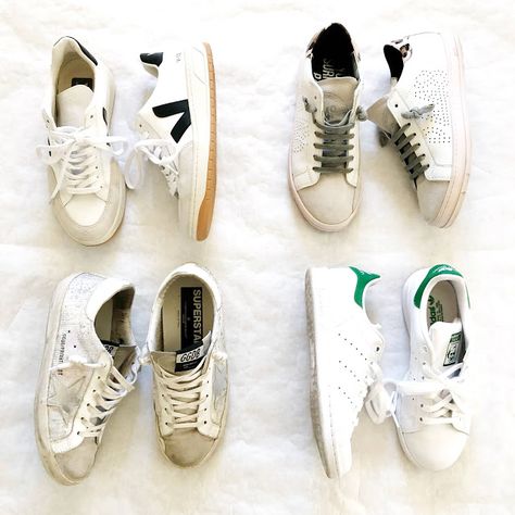 jillgg's good life (for less) | a west michigan style blog: sneaker review! (Golden Goose, P448, Veja, Adidas Stan Smith) #goldengoosereview #vejareview #p448review #adidasstansmitreview #goldengoose #p448 #veja #stansmith Shoes Like Golden Goose, Luxury Sneakers Women, P448 Sneakers Outfit, P448 Sneakers, Adidas Sneakers Outfit, Veja Esplar, Veja Shoes, Sneakers Outfit Men, Sneaker Outfits Women