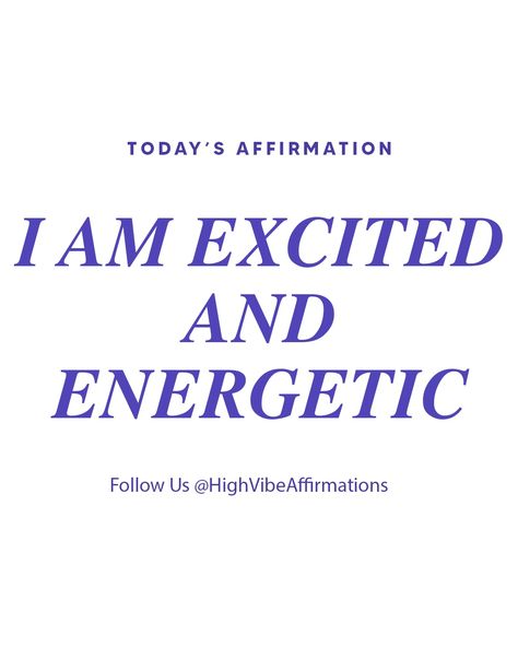 I Am Energetic, Today's Affirmation, Beautiful Marriage, Affirmation Of The Day, Affirmations For Kids, Affirmations For Women, Morning Affirmations, Hypnotherapy, Motivation Success