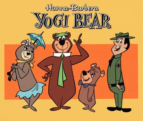 Cartoons 60s, Hanna Barbera Cartoons, Yogi Bear, Classic Cartoon Characters, 90s Cartoons, Saturday Morning Cartoons, Childhood Nostalgia, Nick Jr, Bear Birthday