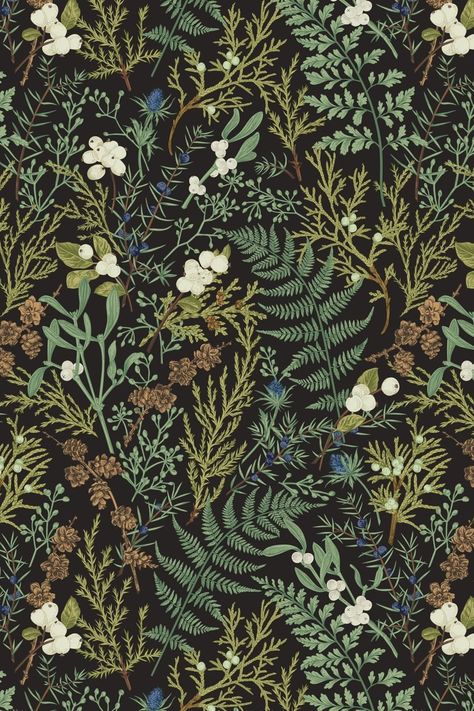 Dark Cottagecore Background, Fern Outdoor, Cottagecore Background, Outdoor Wallpaper, Energy Aesthetic, Forest Mural, House Vibes, Floral Pattern Design, Dark Cottagecore