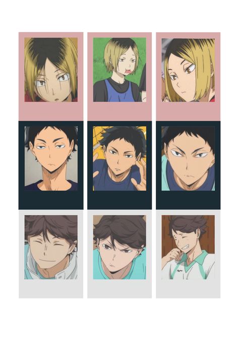 Haikyuu Polaroid, Polaroid Printable, Memories Anime, Anime Diys, Anime Paper, Anime Printables, Anime Recommendations, Anime Decor, Anime Crafts