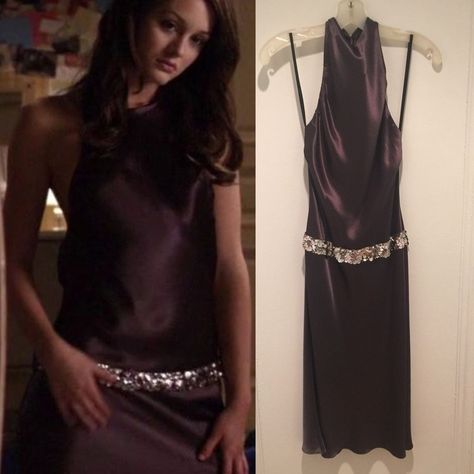 Halter Sequin Dress, Movie Fashion Outfits, Blair Waldorf Outfits, Sequin Halter Dress, Gossip Girl Fashion, Estilo Hippie, Vera Wang Dress, The Pilot, Movie Fashion