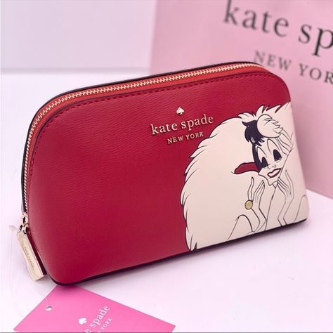 Kate Spade X Disney Cruella Makeup
Cosmetic Bag Cruella Makeup, Disney Makeup Bag, Leather Makeup Pouch, Kate Spade Makeup Bag, Disney Cruella, Kate Spade Wedding, Glitter Accessories, Mini Makeup Bag, Kate Spade Disney