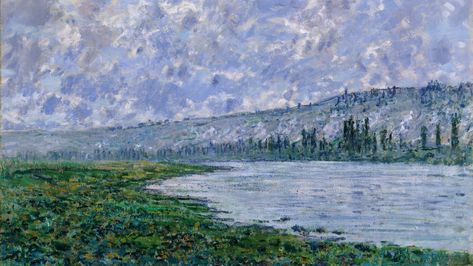 Download wallpaper 1920x1080 claude monet, the seine at vetheuil, oil, canvas, impressionism full hd, hdtv, fhd, 1080p hd background Collage Ephemera, Monet Poster, Claude Monet Paintings, Fanart Kpop, Monet Paintings, The Seine, Pierre Auguste Renoir, Idea Board, Oil Painting Reproductions