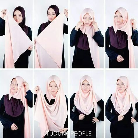 Bawal to Shawl #azfir Bawal Style, Modern Hijab Styles, Square Hijab Tutorial, Pashmina Tutorial, Tutorial Tudung, How To Wear Hijab, Wearing Hijab, Hijab Ideas, Turban Hijab