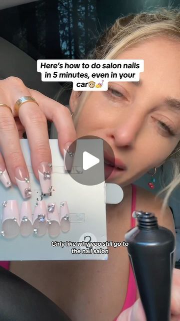 Do Your Own Nails At Home, How To Do Designs On Nails, Press On Nails Hacks, Press On Nails Tutorials, How To Do Acrylic Nails, Salon Life, Best Press On Nails, Vegas Nails, Nails Luxury